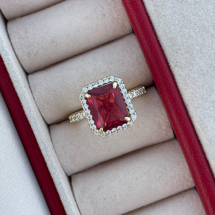 Anillo Diamant Rubi