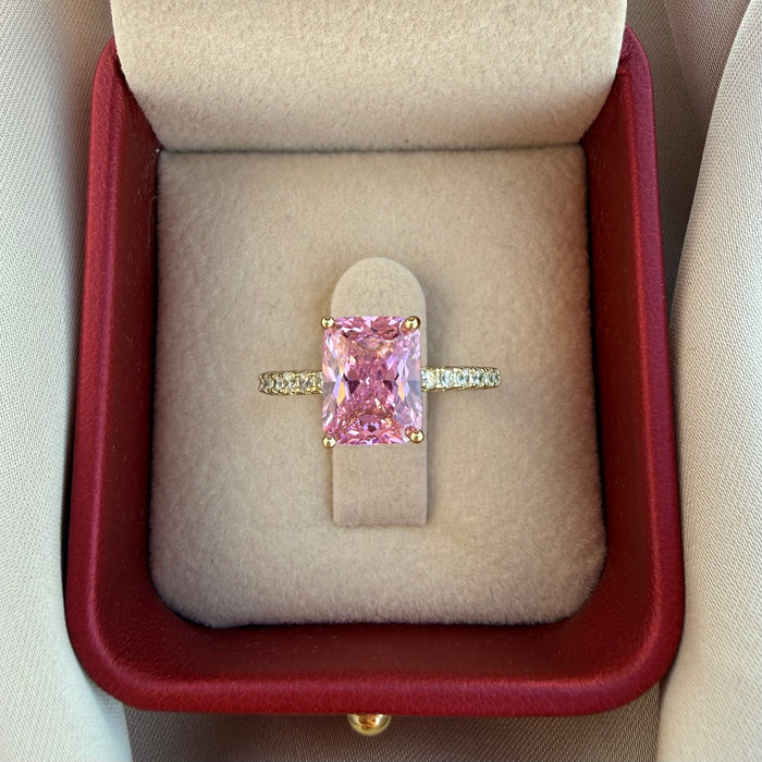 Anillo Victorian rosa