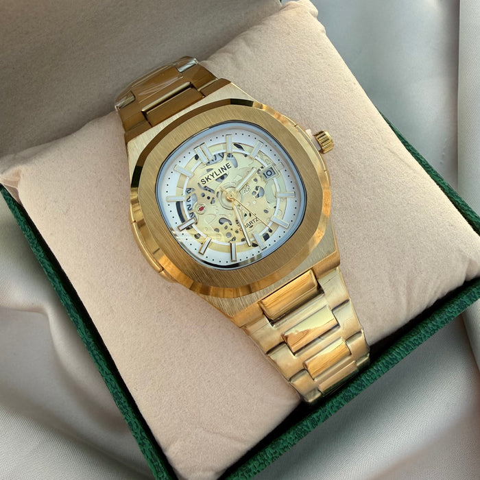 Reloj Longluxe dorado