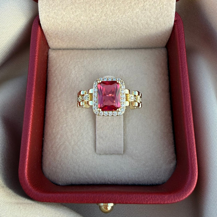 Anillo Radiant rubí