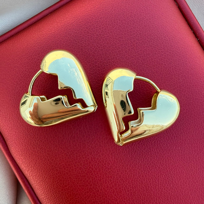 Pendientes Corazón roto