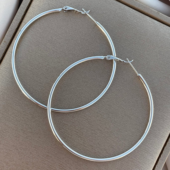 Argollas grandes Lisas