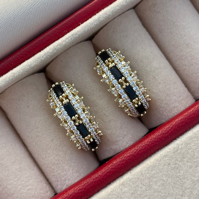 Pendientes Brilliant negros