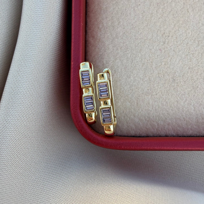 Pendientes Fine lila