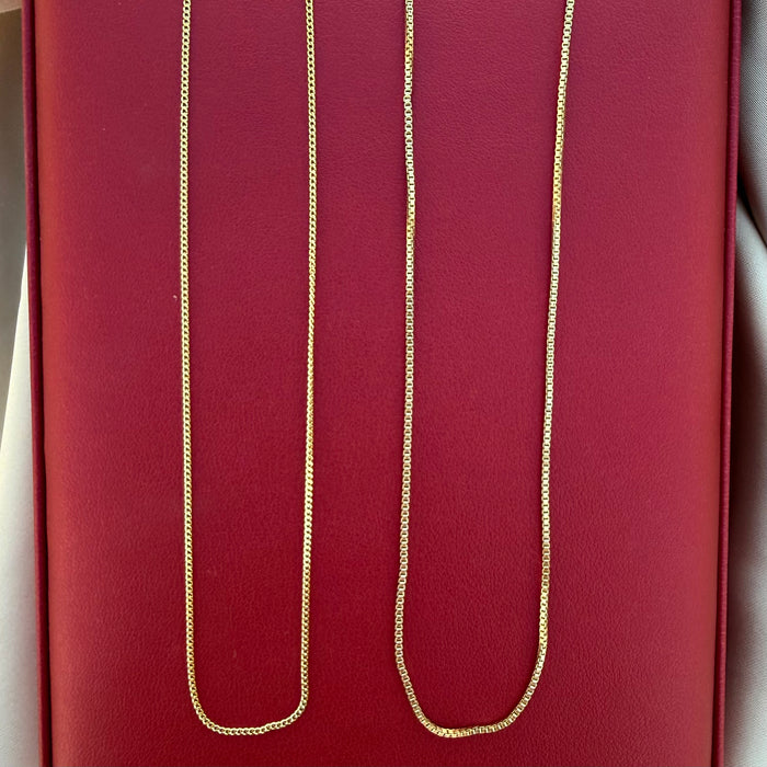 Cadenas Oro 14K laminado