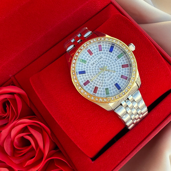 Reloj Multicolor bicolor