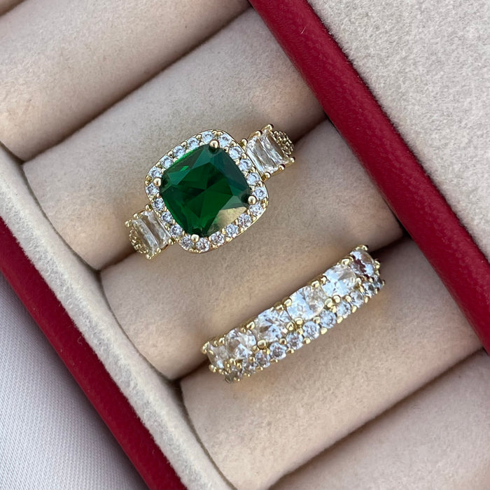 Anillo Brilliant Esmeralda