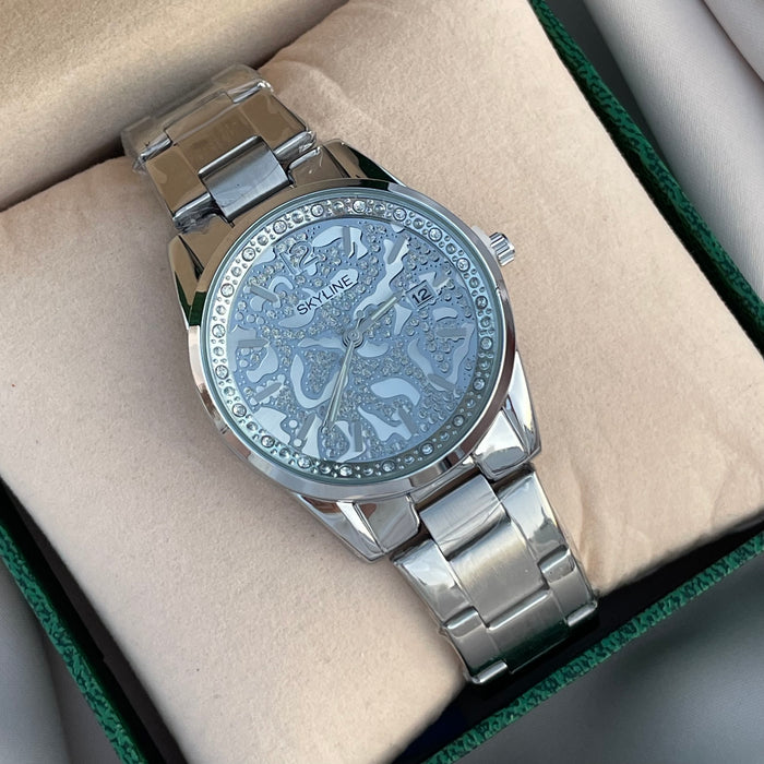 Reloj Pantera plata liso
