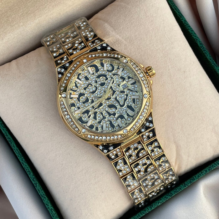 Reloj Pantera dorado