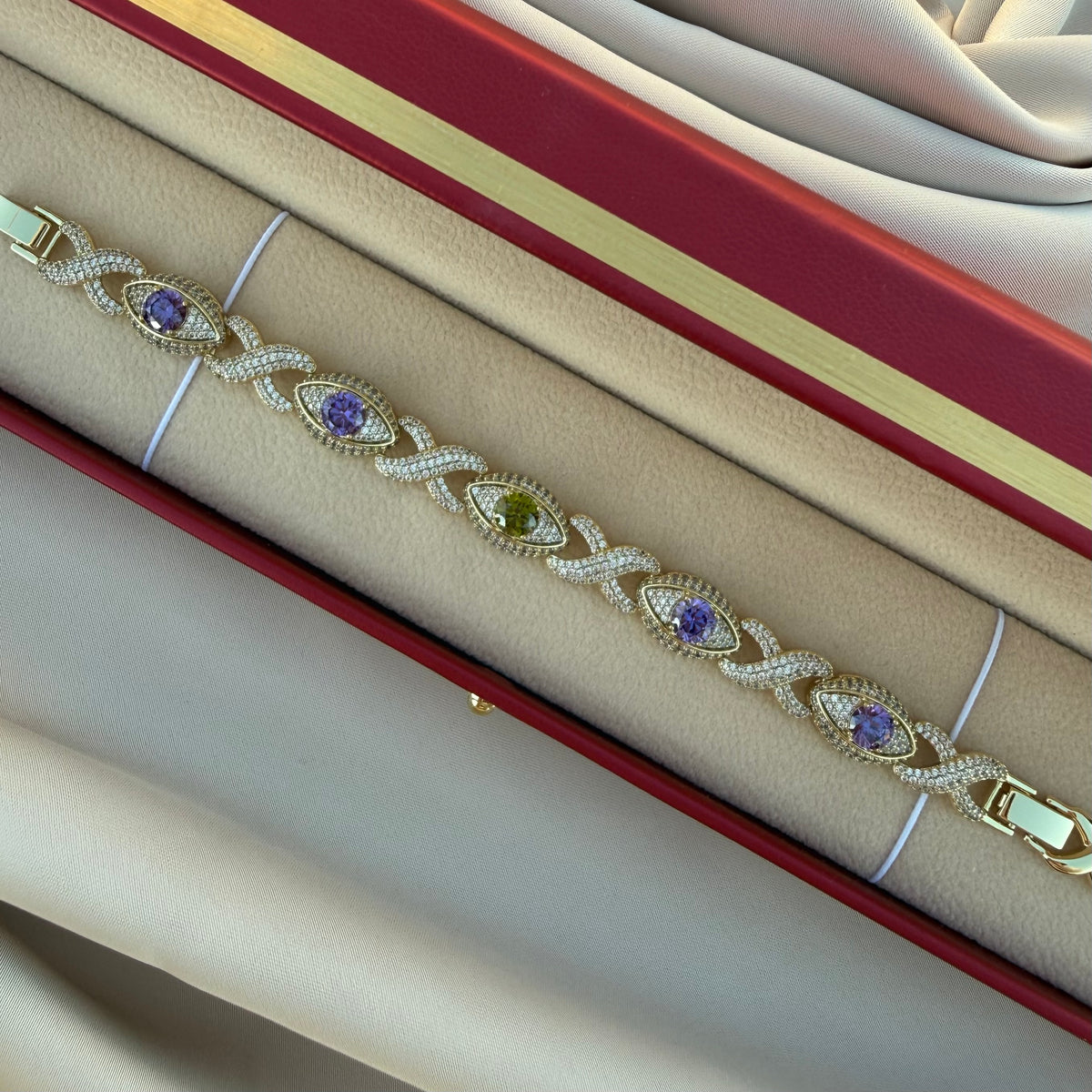 Pulsera Ojo turco infinito multicolor