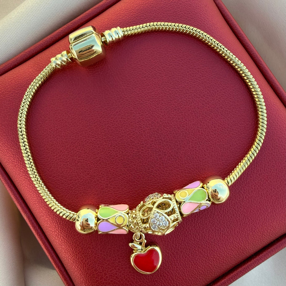Pulsera Charms multicolor