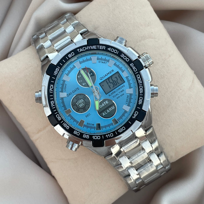 Reloj Deportivo celeste