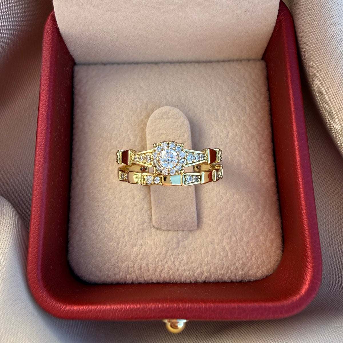 Anillo doble Cuarzo