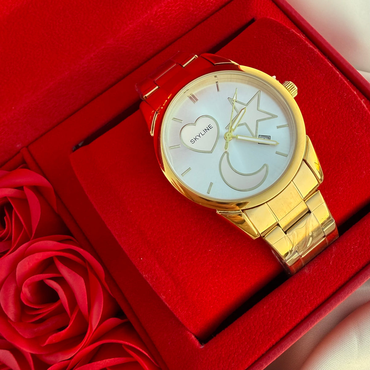 Reloj Luna Estrella dorado