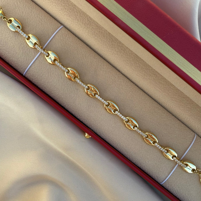 Pulsera Grano de café reversible