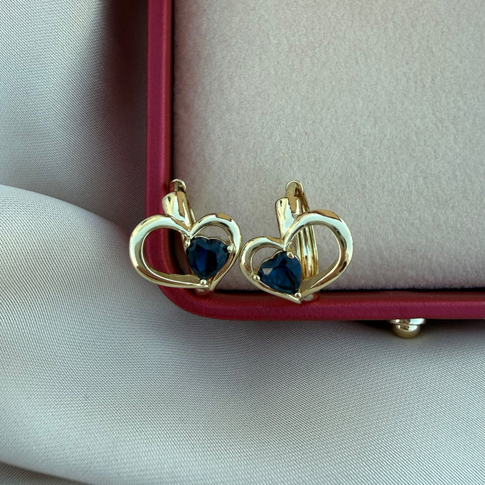 Pendientes Amor azul