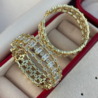 Argollas grandes Cristalline