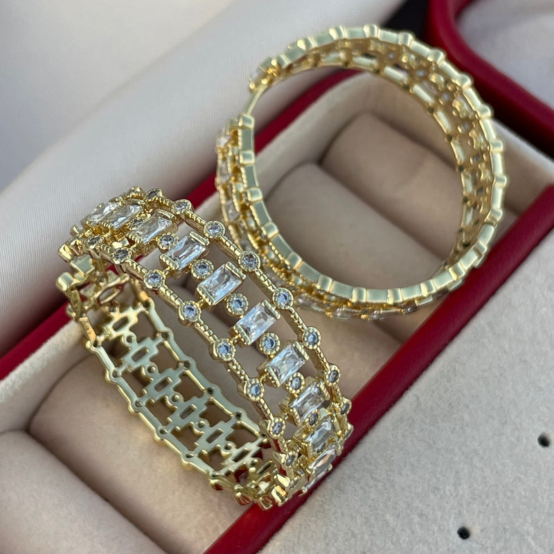 Argollas grandes Cristalline