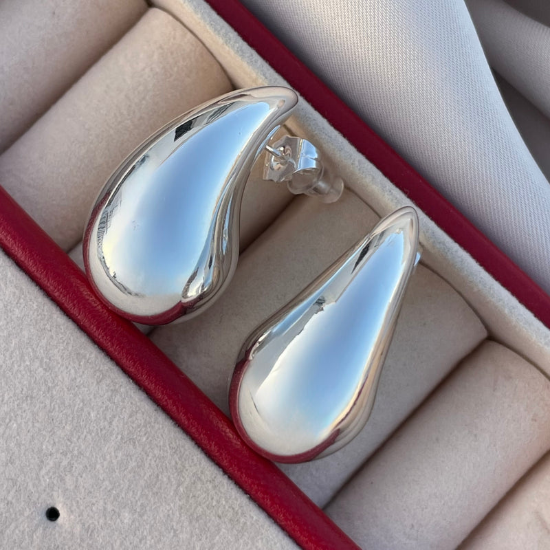 Pendientes grandes Gota