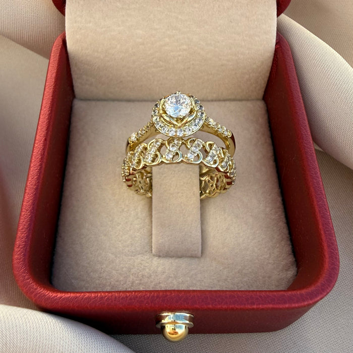 Anillo doble Infinito