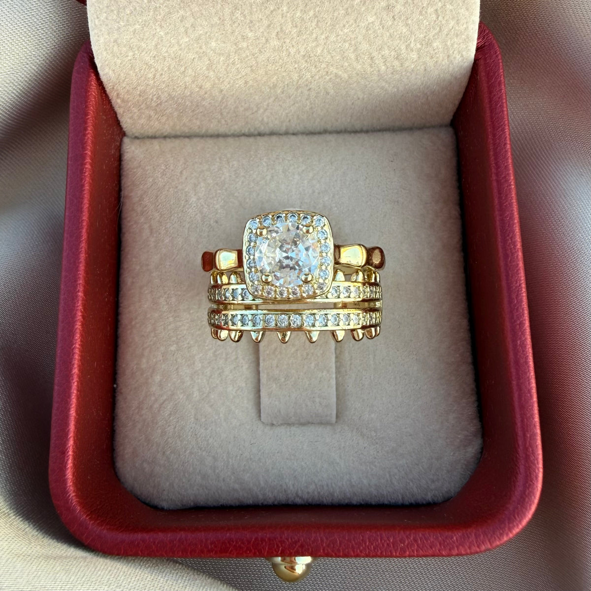 Anillo doble Bambú