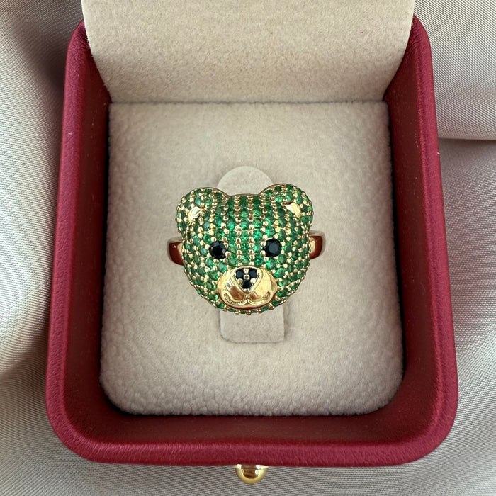 Anillo Oso verde