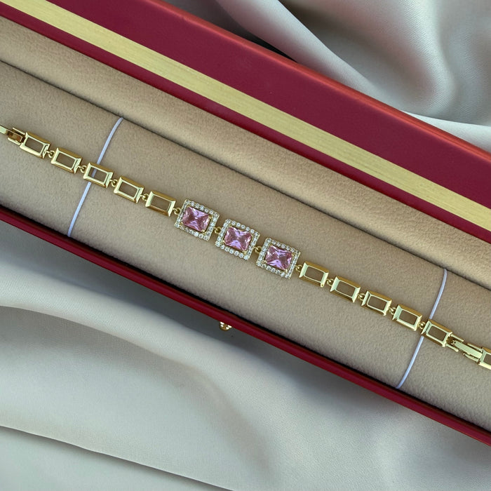 Pulsera Radiant rosa
