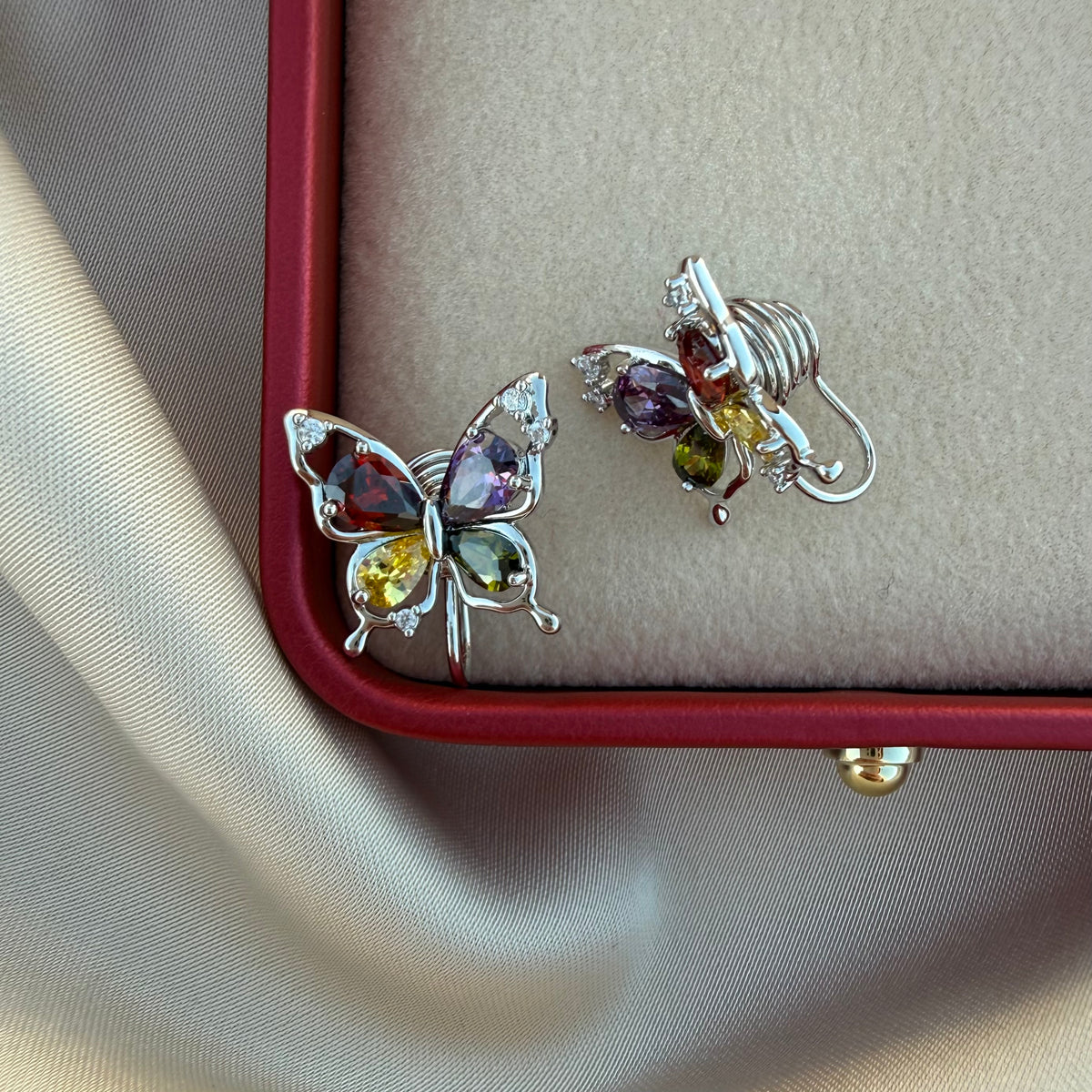 Pendientes Mariposa multicolor