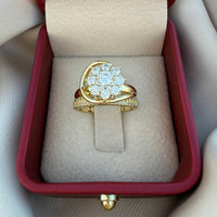 Anillo doble Rosa
