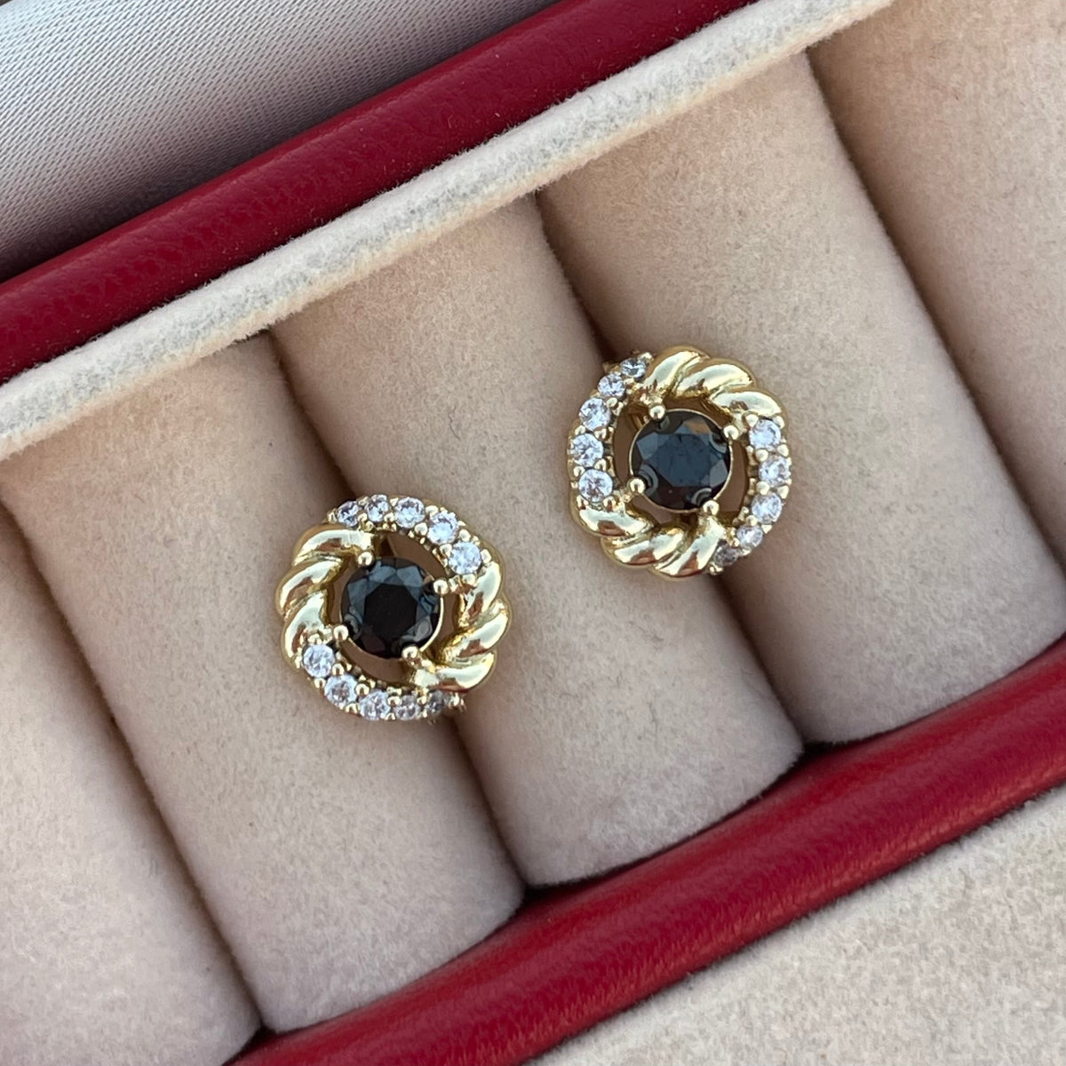 Pendientes Diamant negros