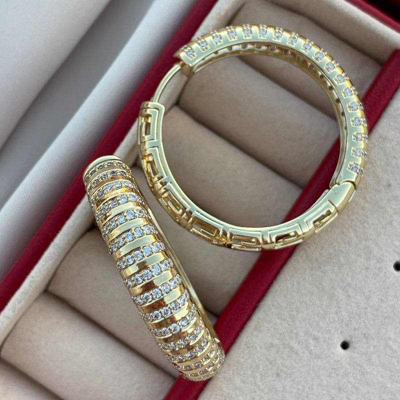 Argollas grandes Zircon