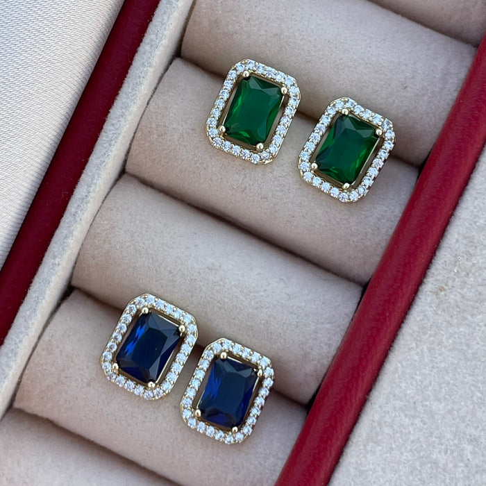 Pendientes Diamant cuadrados