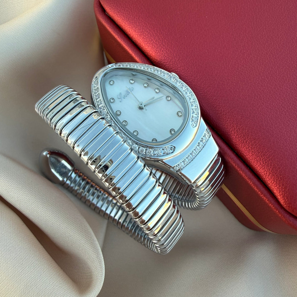 Reloj Serpentina plata