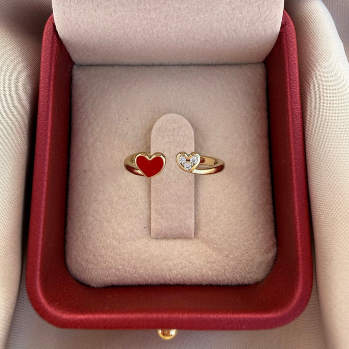 Anillo Mucho amor rubí