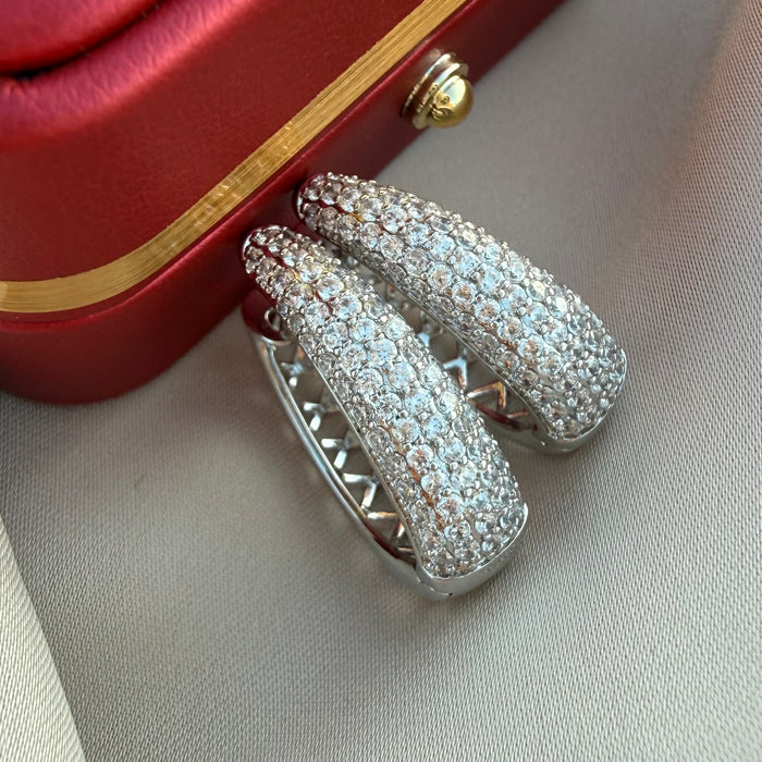 Pendientes grandes Brillantina
