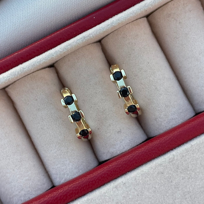 Pendientes Negro