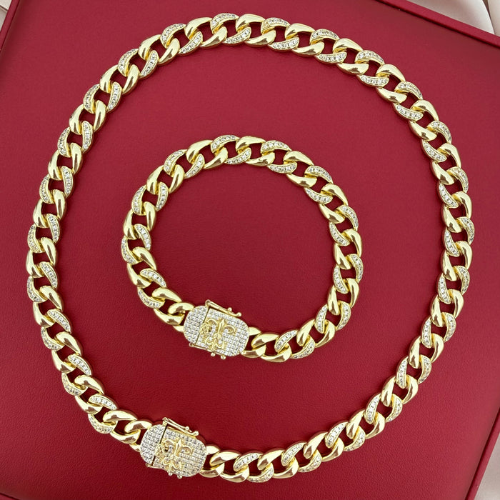 Conjunto Mónaco Flor de lis