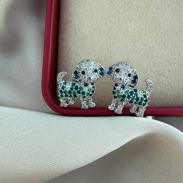 Pendientes Perrito multicolor
