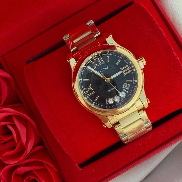 Reloj Prestige dorado-negro