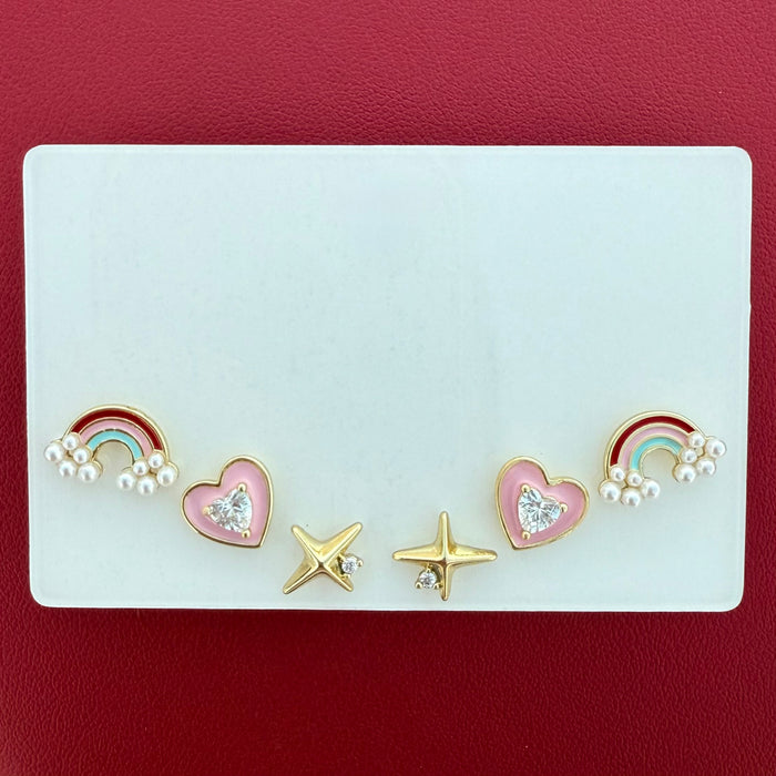 Piercings Arcoíris rosa