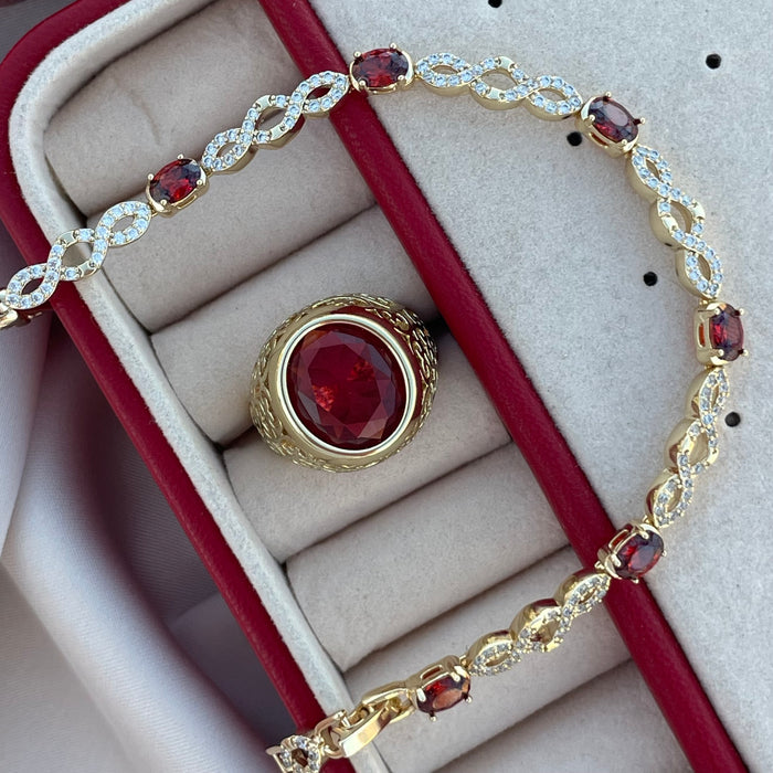 Pulsera Rubí