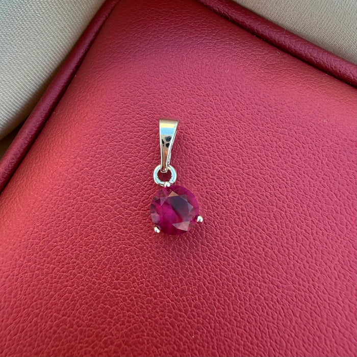 Dije Diamant rosa fucsia