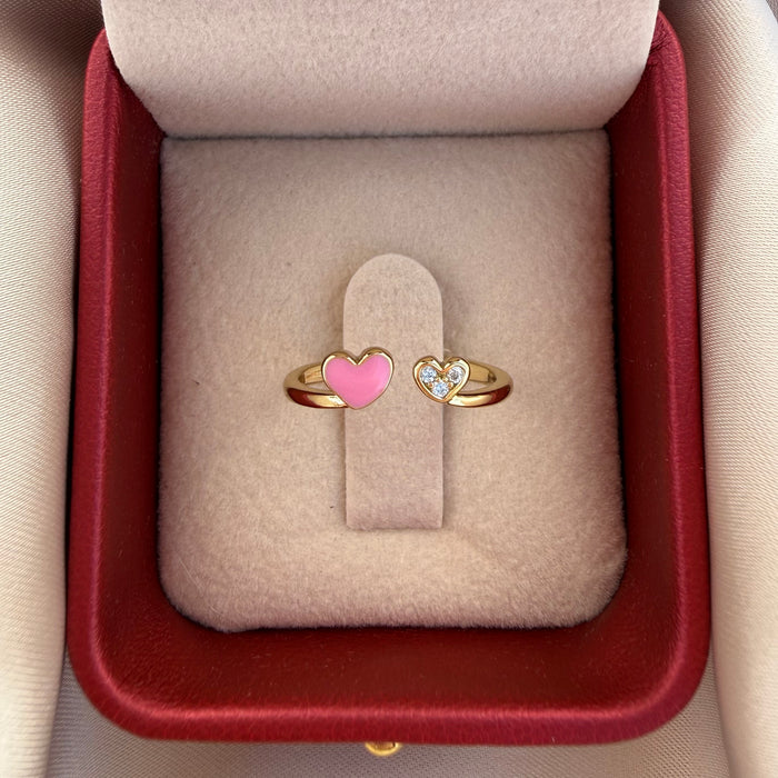 Anillo Mucho amor rosa