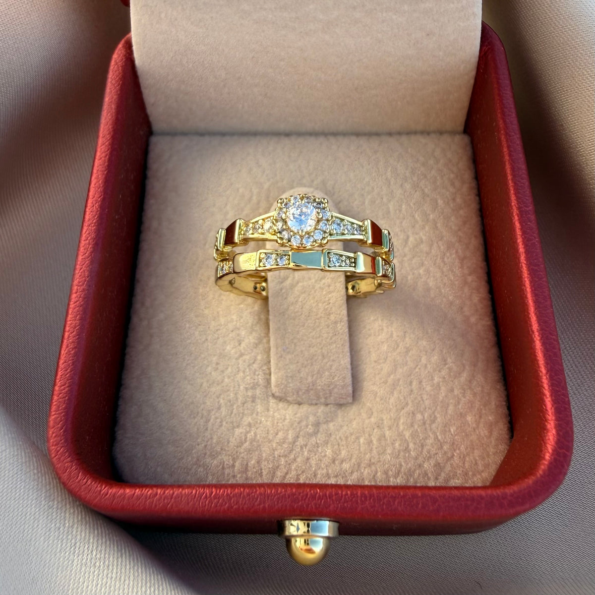 Anillo doble Cuarzo