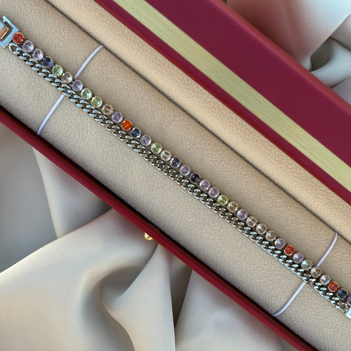 Pulsera doble Multicolor