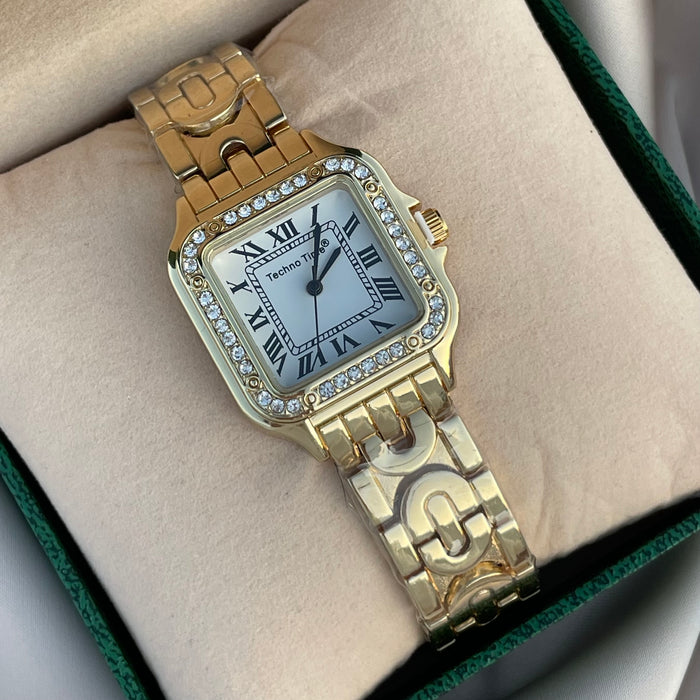 Reloj Carti dorado