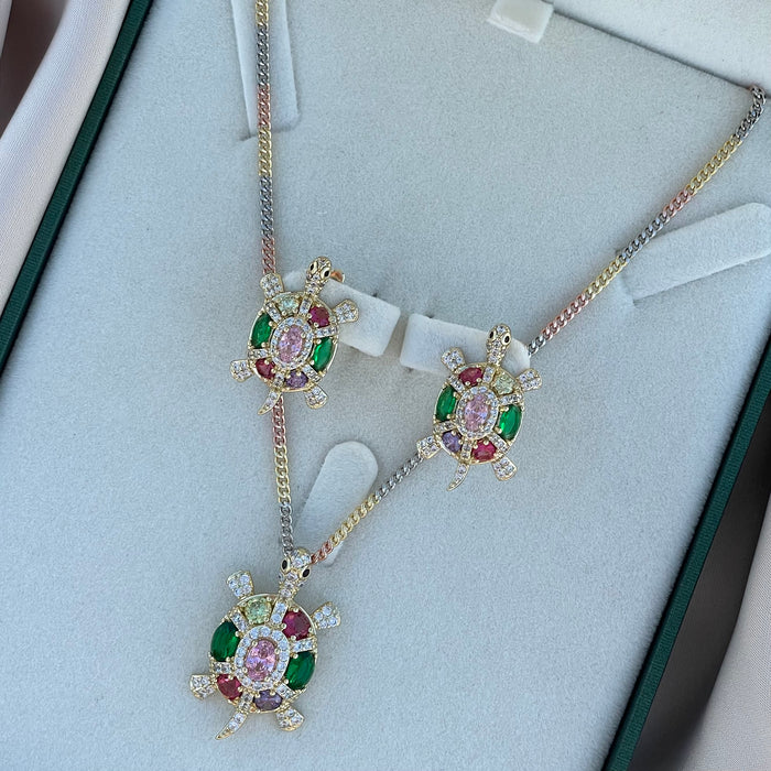 Conjunto Tortuga multicolor