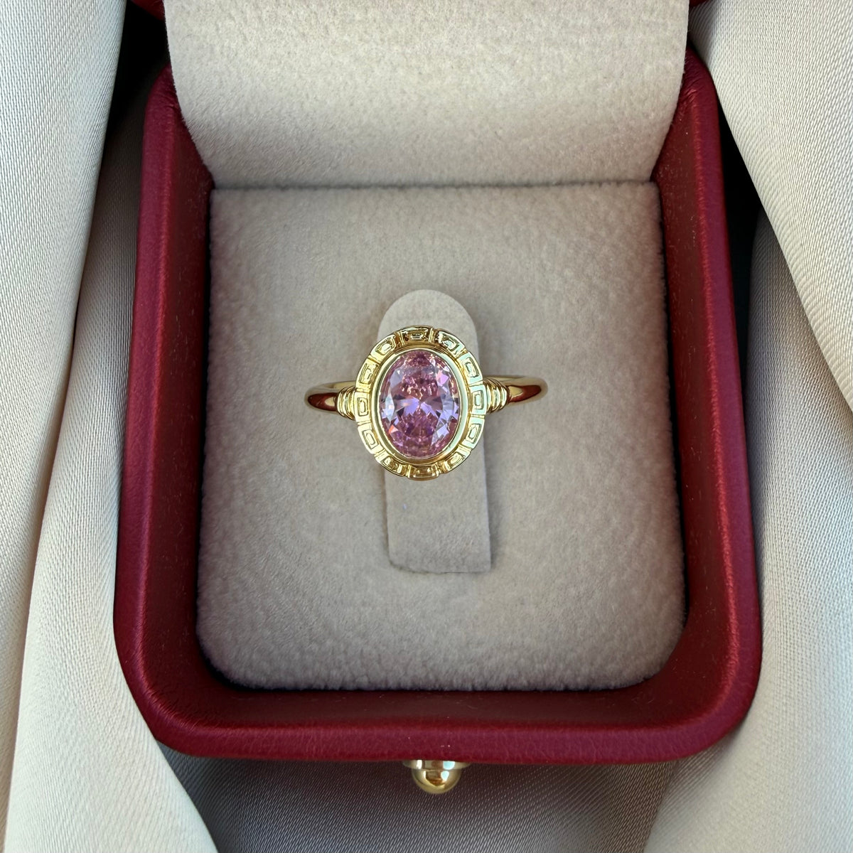 Anillo Vesa rosa